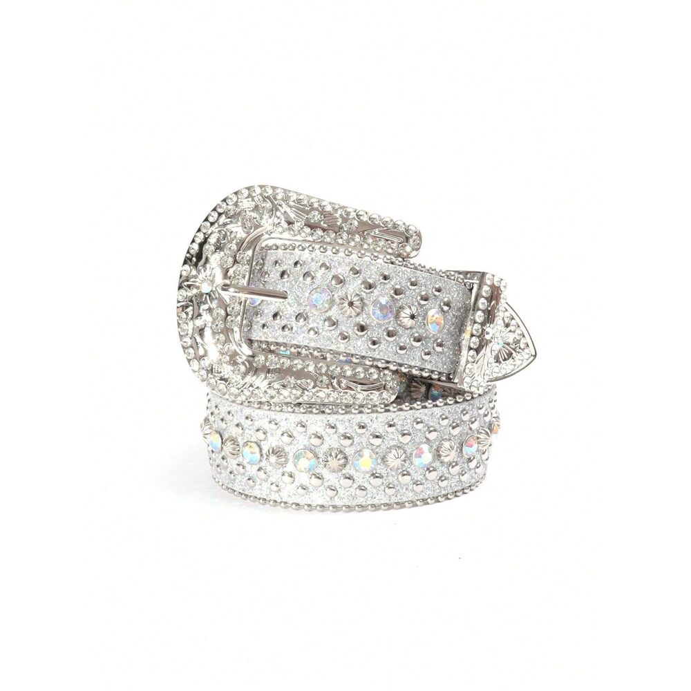 9749 Rhinestone Bling Gothic Belt With Crystal Diamond For Halloween